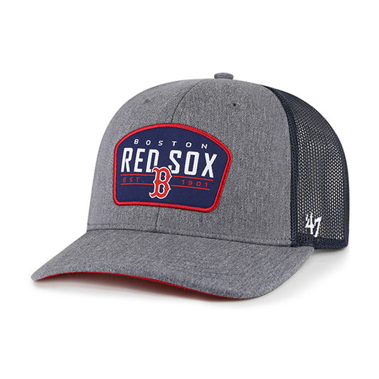 Boston Red Sox '47 Slate Trucker Snapback Hat - Charcoal