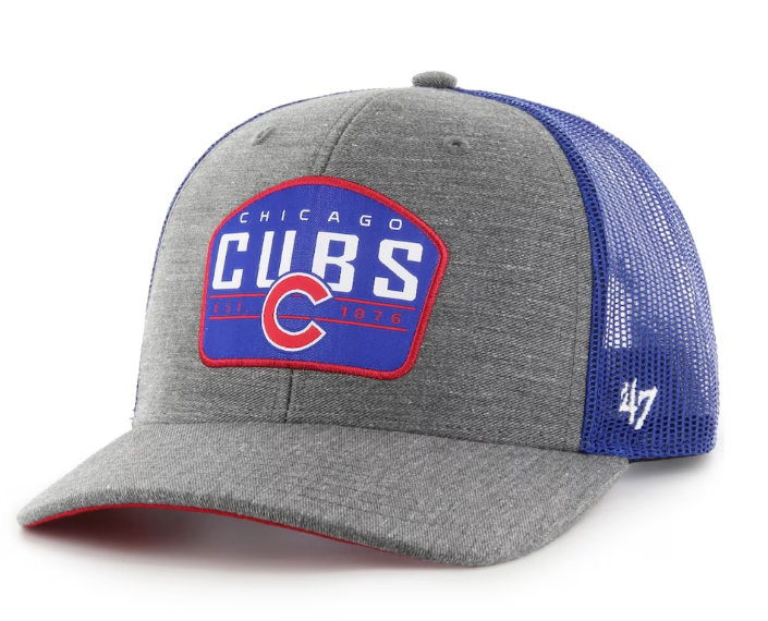 Chicago Cubs  '47 Slate Trucker Snapback Hat - Charcoal