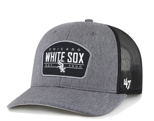Chicago White Sox '47 Slate Trucker Snapback Hat - Charcoal