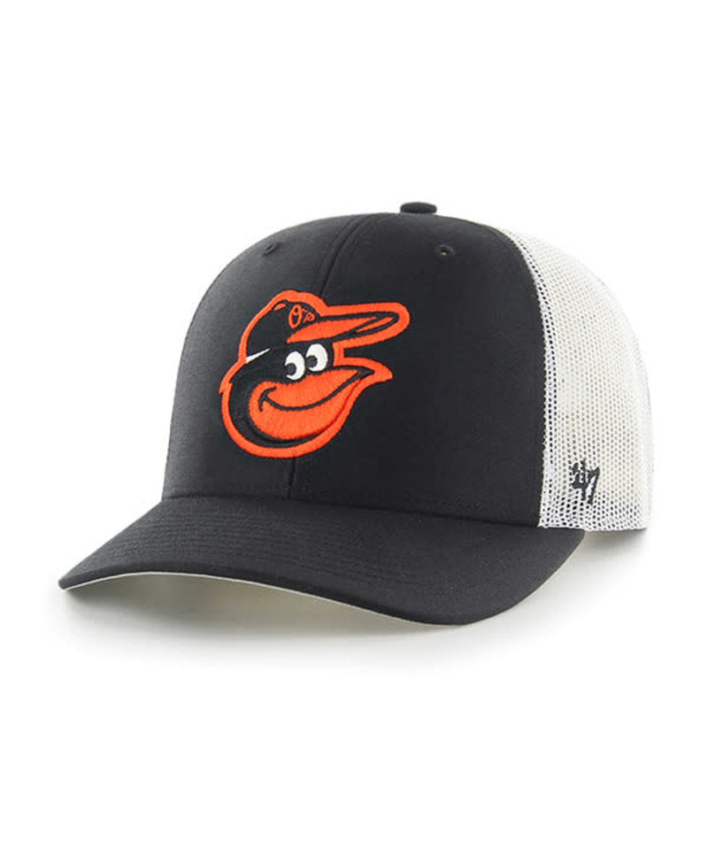 Baltimore Orioles '47 Brand Mesh Trucker Snapback Hat