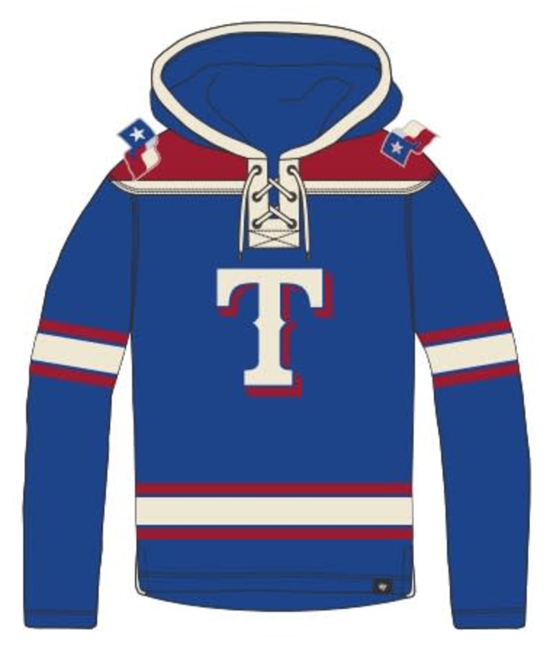 Texas Rangers '47 Brand Superior Lacer Blue Hoodies