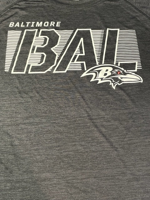 Baltimore Ravens Fanatics Performance "BAL"  Tee Shirt - Black