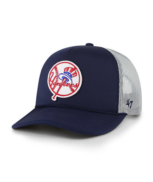 New York Yankees '47 Brand Cooperstown Foam Front Trucker Mesh