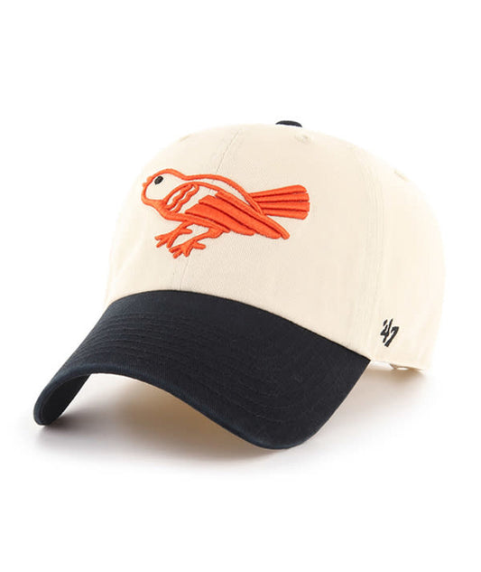 Baltimore Orioles '47 Brand Cooperstown Natural Two Tone Clean Up Hat