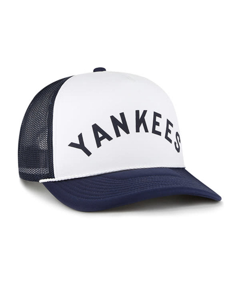 New York Yankees  '47 Brand Cooperstown Script Foam Front Trucker Mesh