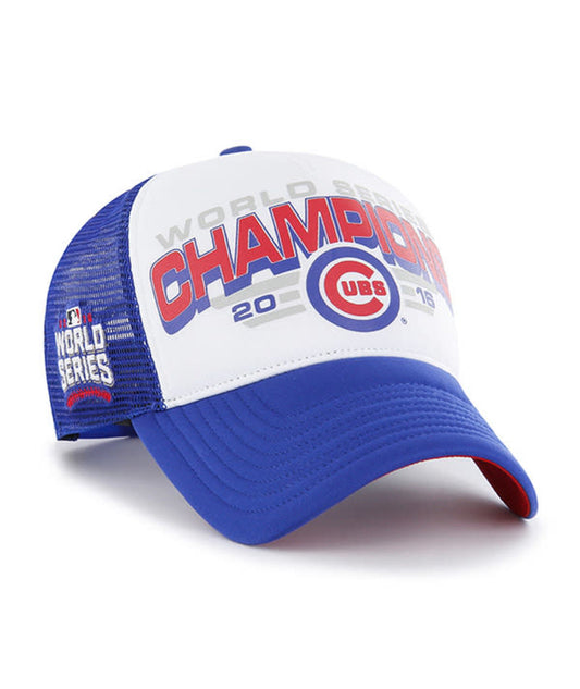 Chicago Cubs '47 Brand World Series Champions Foam Trucker Snapback