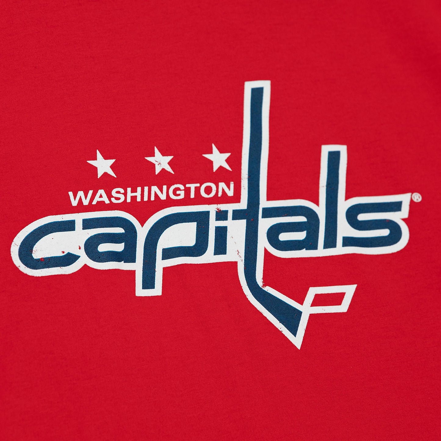 Washington Capitals Mitchell & Ness Distressed Basic Logo Men's T-Shirt