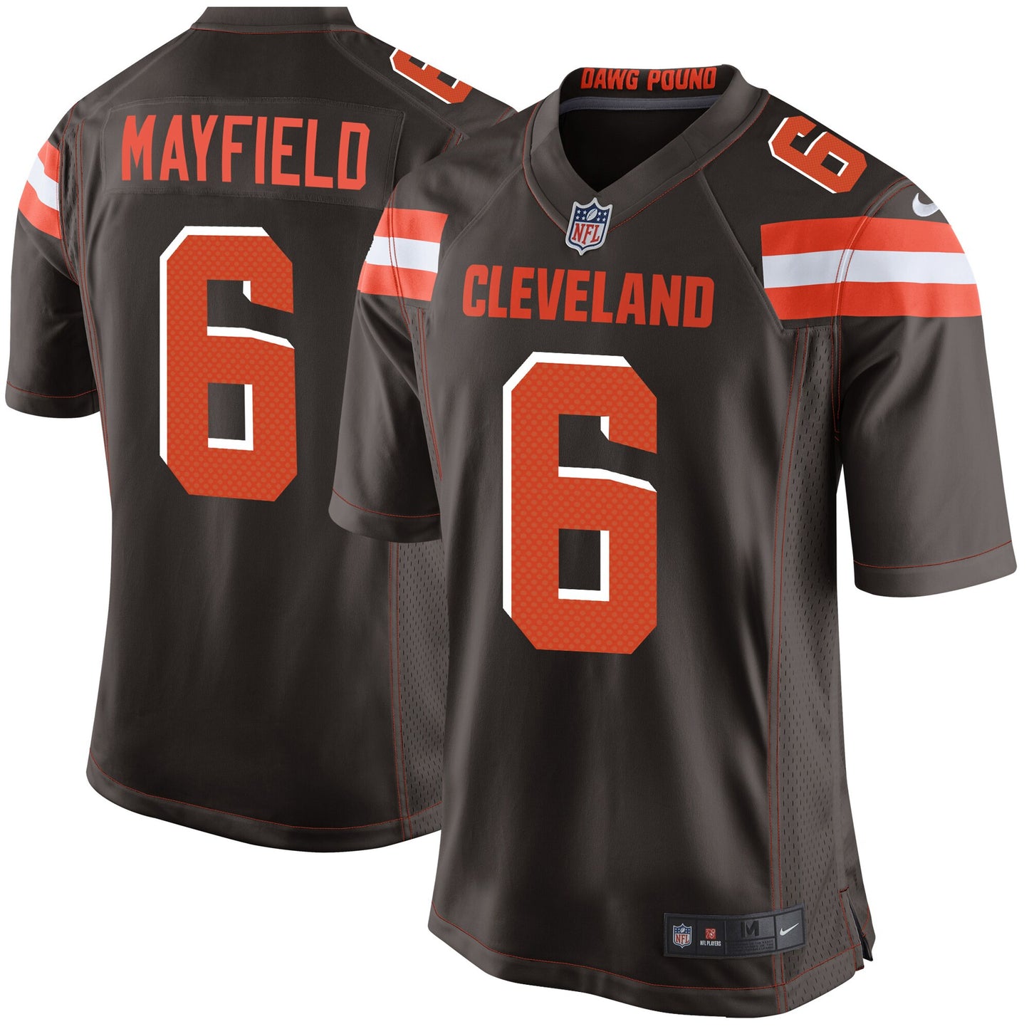 Cleveland Browns Nike #6  Baker Mayfield Youth Jersey-Brown