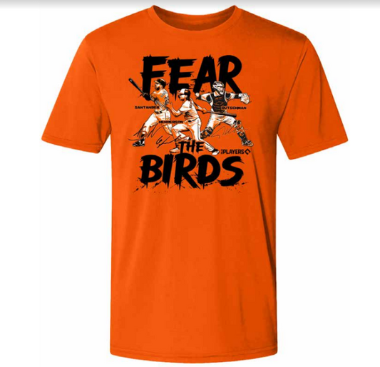 Baltimore Orioles Coed Sportswear Youth Fear the Birds-Orange