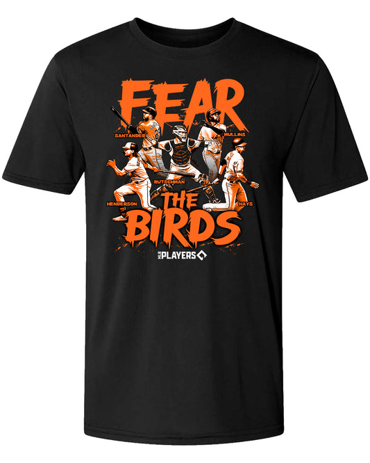 Baltimore Orioles Coed Sportswear Fear the Birds- Black