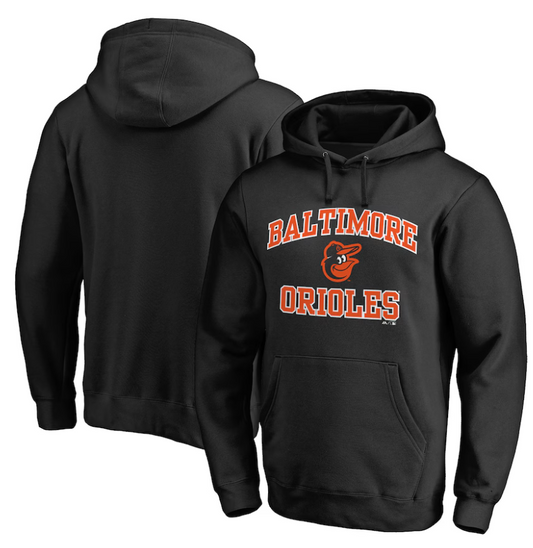 Baltimore Orioles Fanatics Charcoal Heart & Soul Pullover Hoodie