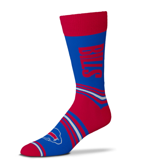 Buffalo Bills For Bare Feet Go Team Socks OSFM