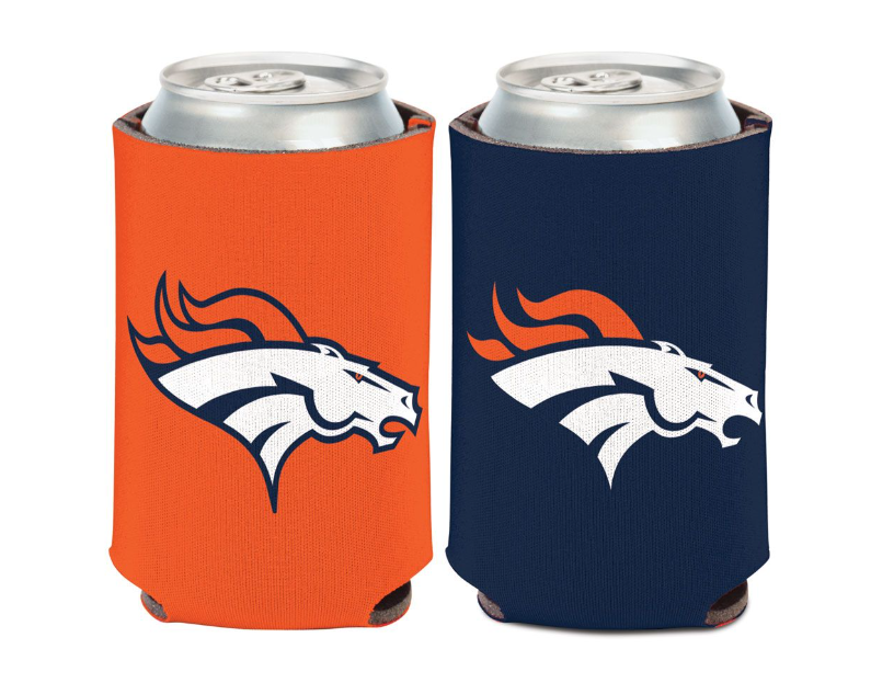 Denver Broncos Logo 2sided Can Cooler