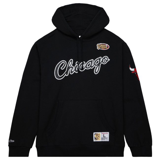 Chicago Bulls Mitchell & Ness Game Time Vintage Hoodie