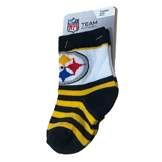 Pittsburgh Steelers For Bare Feet Toddler Rugby Sock