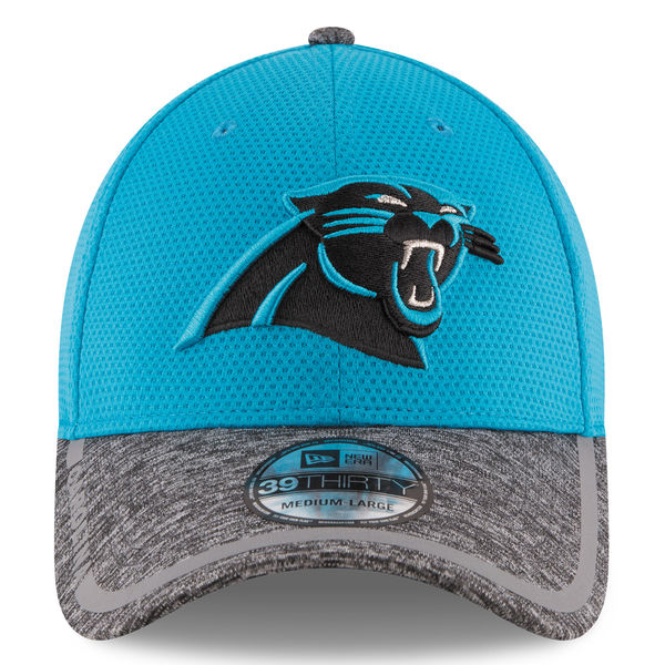 Carolina Panthers New Era On Field Training Camp 39THIRTY Flex Hat - Blue