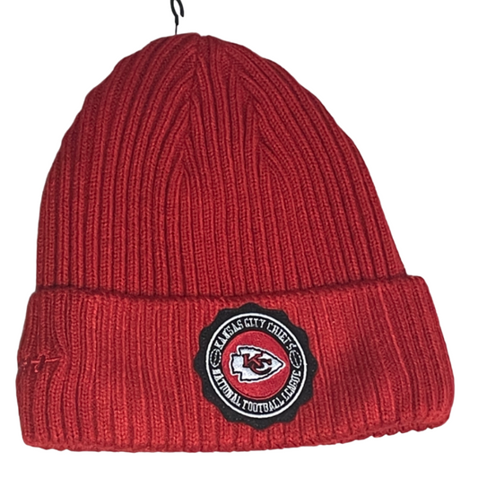 Kansas City Chiefs Pro Standard Crest Emblem Beanie Knit Hat - Red