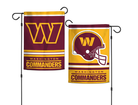 Washington Commanders Wincraft Classic 2 Sided Garden Flag  12.5" X 18
