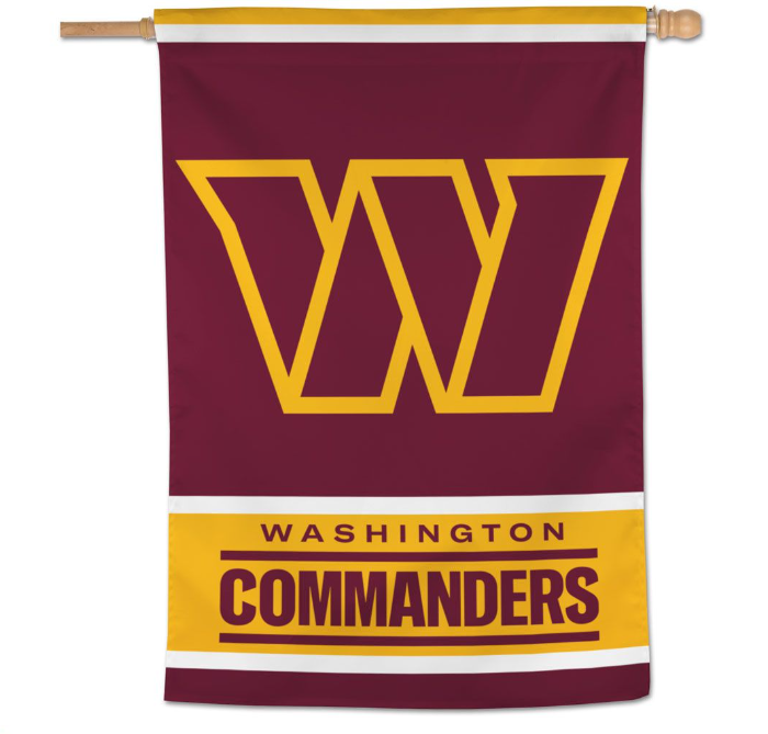 Washington Commanders Wincraft Vertical Flag 28" X 40"