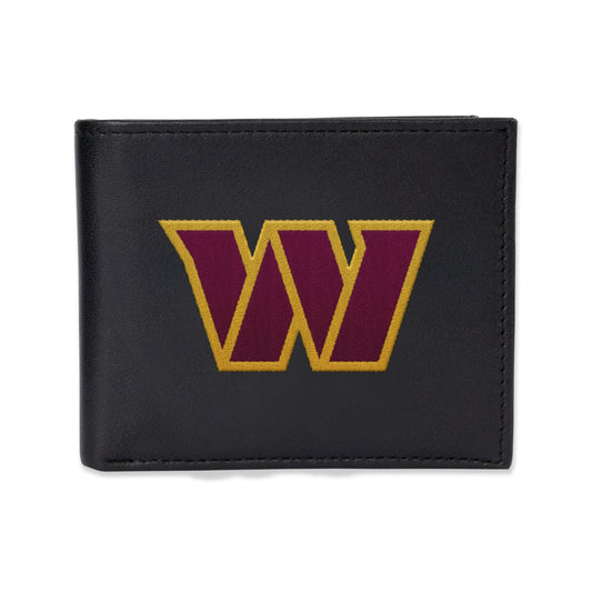 Washington Commanders Rico Embroidered Genuine Leather Bill Fold Wallet