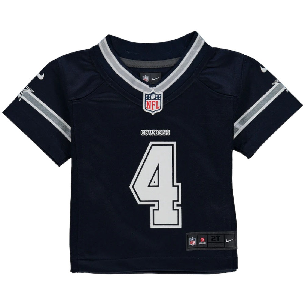 Dallas Cowboys Nike # 4 Dak Prescott Toddler Game Jersey-Blue