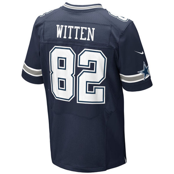 Dallas Cowboys #82 Jason Witten Elite Auth Mens Jersey - Navy