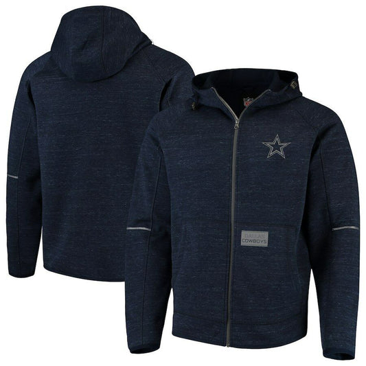 Dallas Cowboys Youth Transitional Hooded Full Zip Jacket - Navy