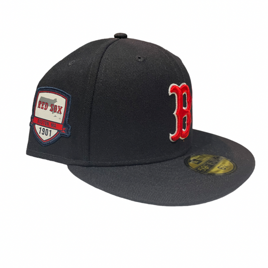 Boston Red Sox New Era City Side Patch 59fifty Fitted Hat