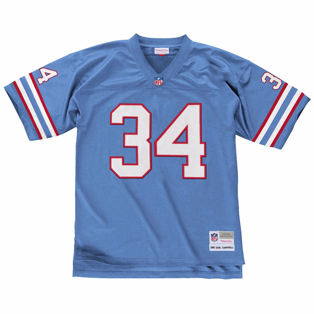 Houston Oilers Mitchell & Ness Earl Campbell 1980 Legacy Mens Jersey - Blue