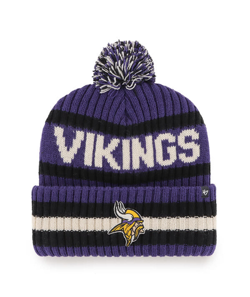 Minnesota Vikings '47 Brand Team Bering Knit Hat