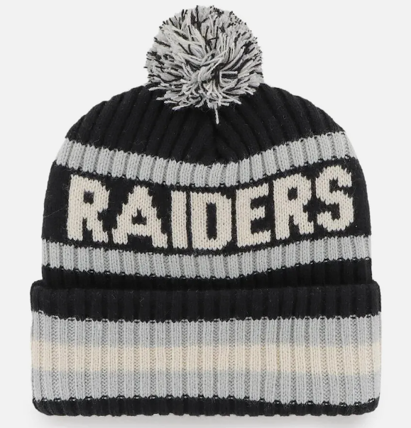 Las Vegas Raiders '47 Brand Team Bering Knit Hat