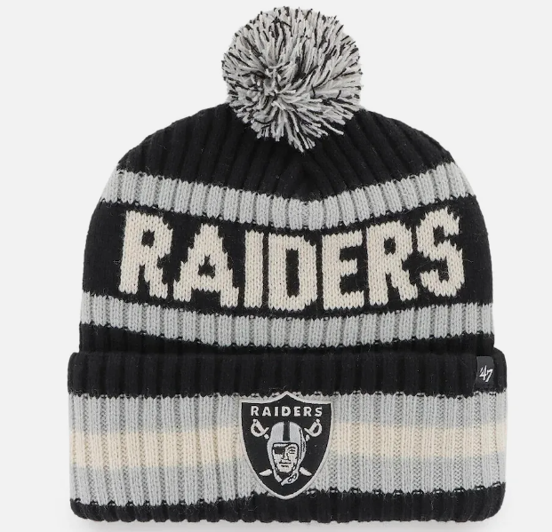 Las Vegas Raiders '47 Brand Team Bering Knit Hat