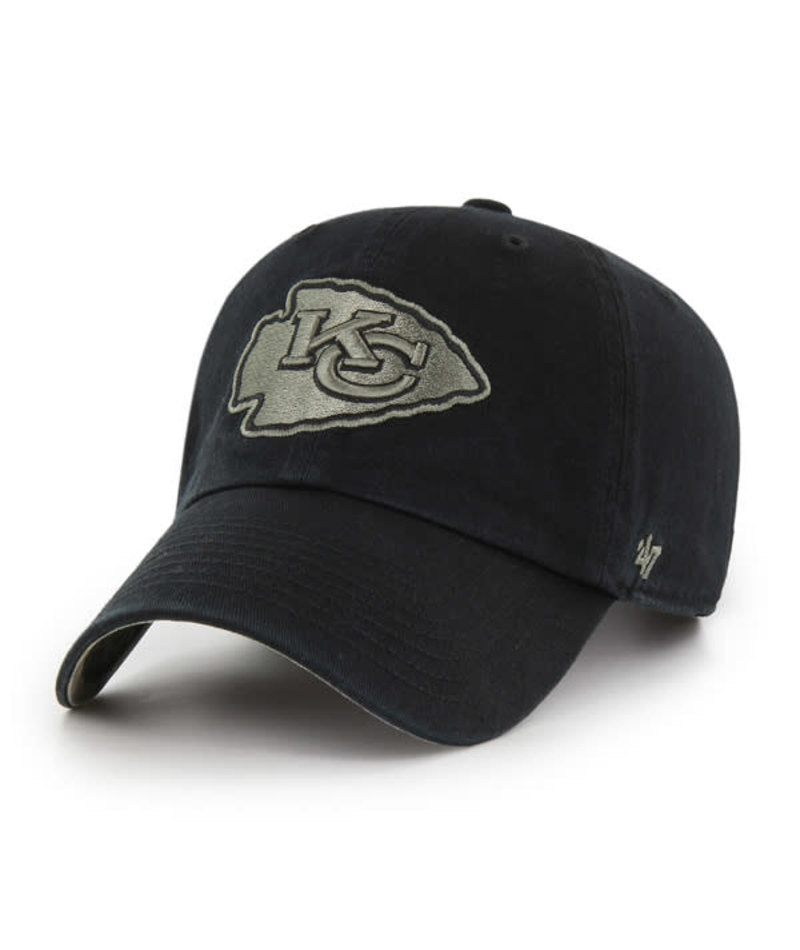 Kansas City Chiefs '47 Brand Ballpark Cargo Camo Clean Up Adjustable Dad Hat