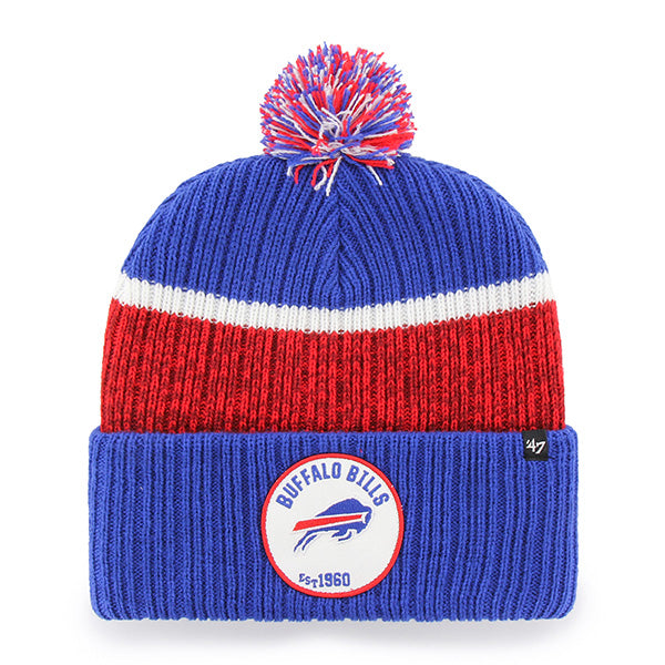 Buffalo Bills '47 Brand Holcomb Cuffed Pom Knit Hat