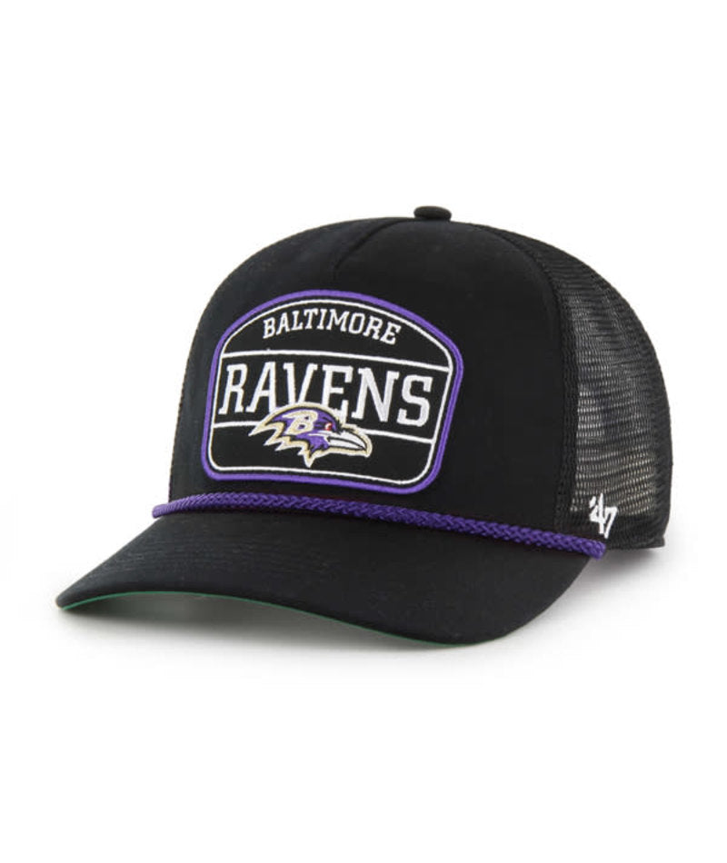 Baltimore Ravens '47 Brand Hitch Hone Snapback Hat-Black