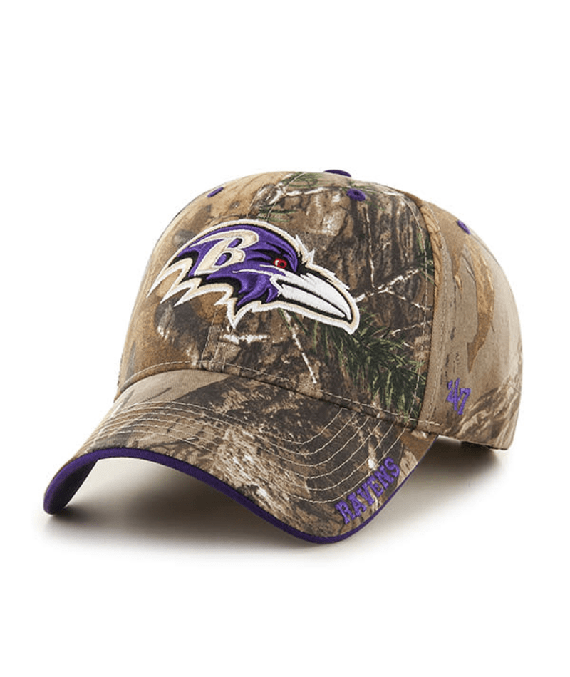 Baltimore Ravens '47 Brand Frost Real Tree MVP Adjustable Hat- Camo