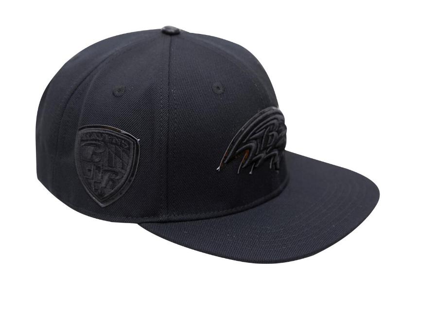 Baltimore Ravens Pro Standard Triple Black Snapback