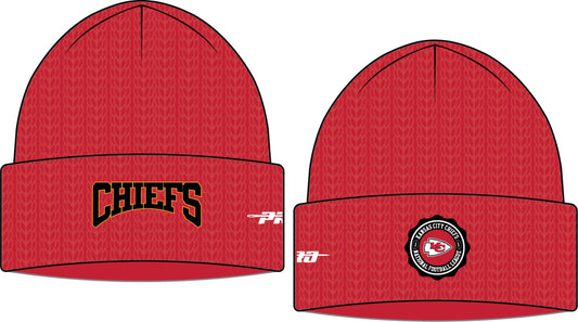 Kansas City Chiefs Pro Standard Crest Emblem Beanie Knit Hat - Red