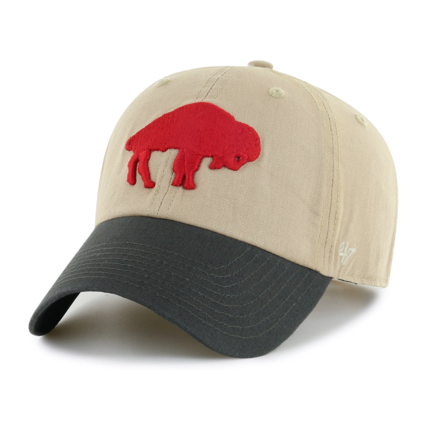 Buffalo Bills '47 Brand Ashford Legacy Clean Up Adjustable Hat- Khaki