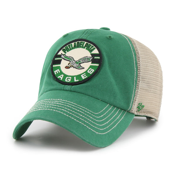 Philadelphia Eagles '47 Brand Notch Mesh Trucker Clean Up Hat