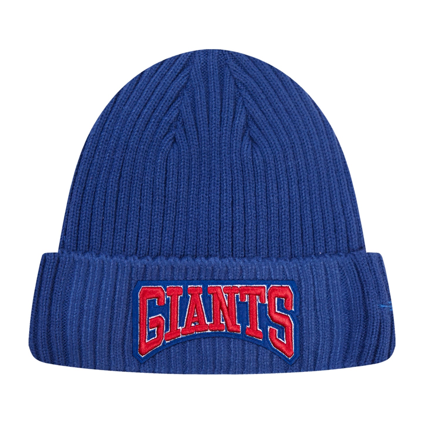 New York Giants Pro Standard Crest Emblem Beanie Knit Hat -Royal Blue