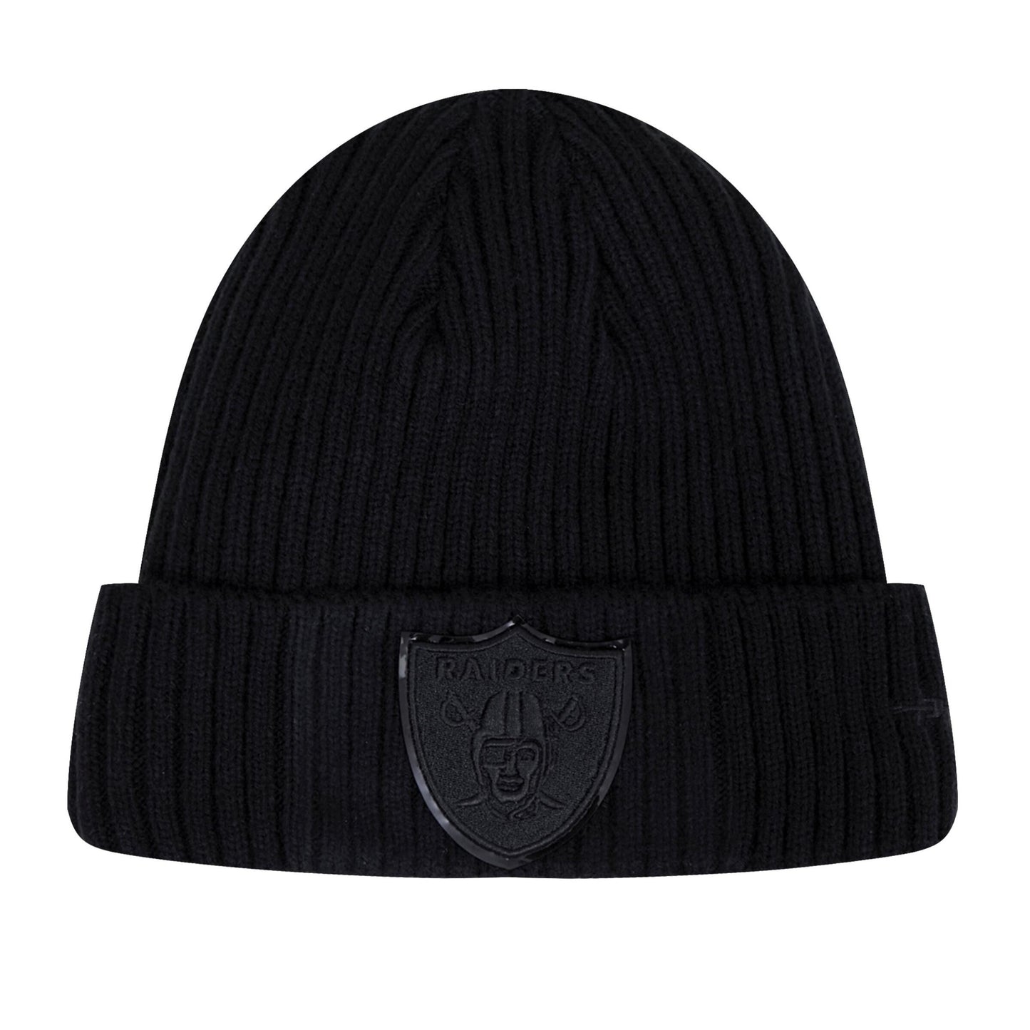 Lss Vegas Raiders Pro Standard Classic Triple Black Beanie Knit Hat