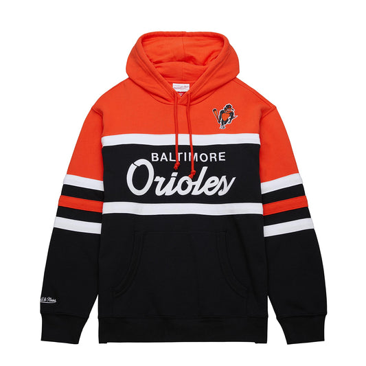 Baltimore Orioles Mitchell & Ness Head Coach Pullover Hoodie
