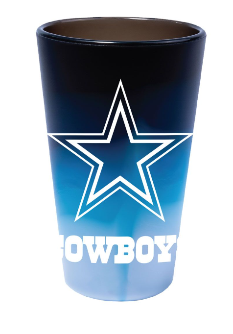 Dallas Cowboys Wincraft Fashtion 16 oz Silicone Pint Glass