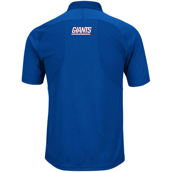 New York Giants Field Classic II "Cool Base" Polo - Royal Blue By Majestic