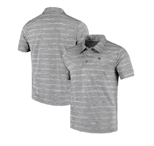 Dallas Cowboys Lorimar Polo Men's Polo Shirt - Gray