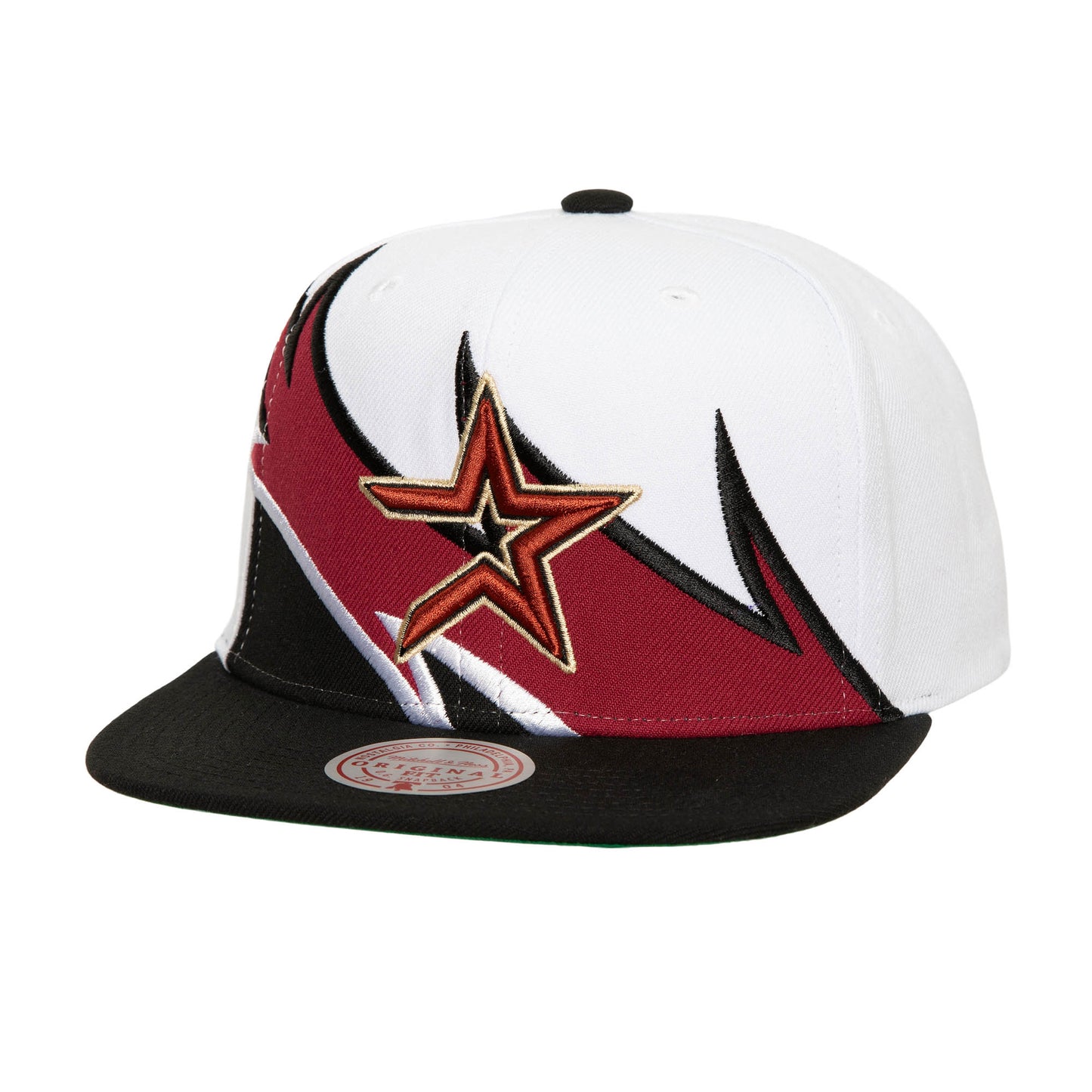 Houston Astros Mitchell & Ness Wave Runner Snapback Hat