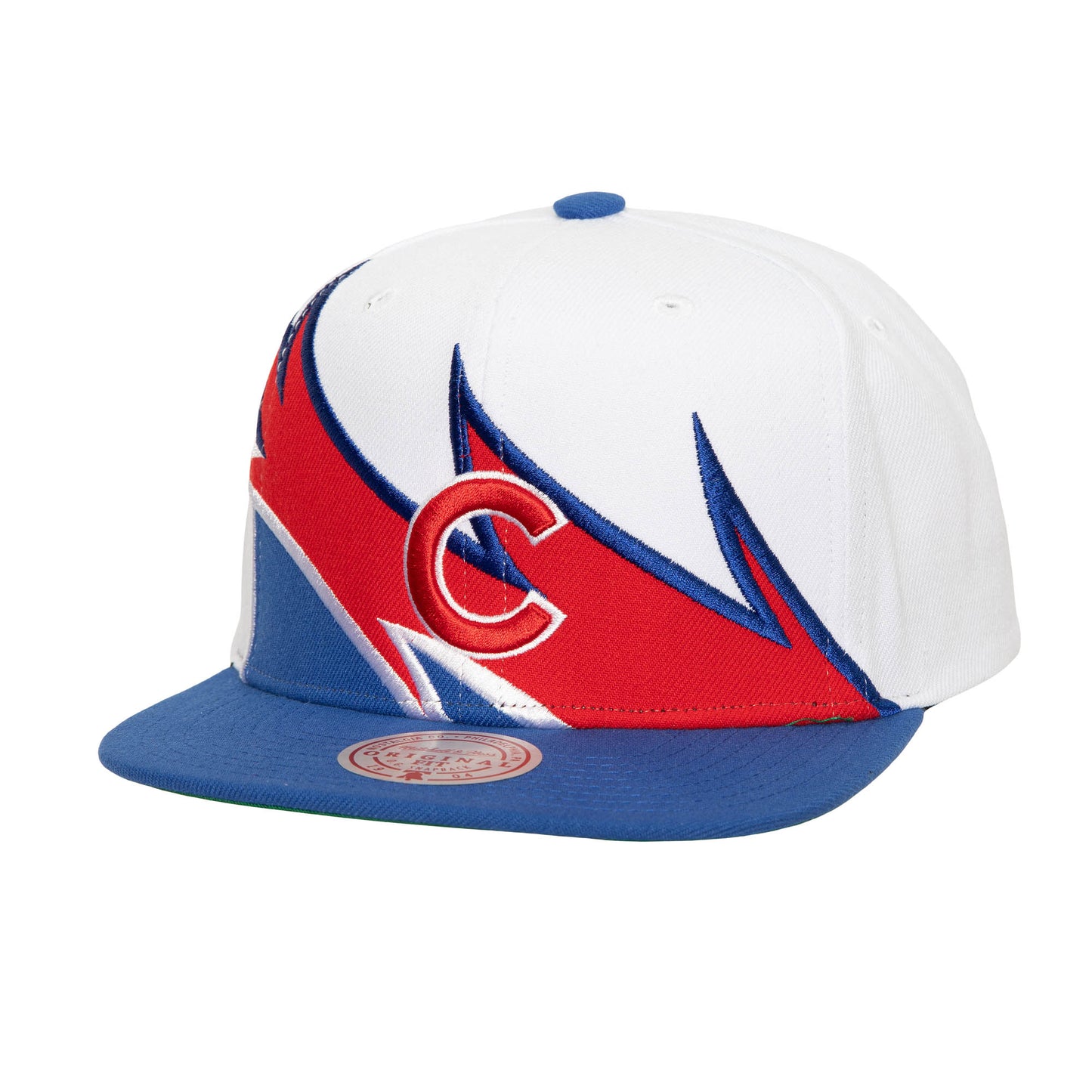 Chicago Cubs Mitchell & Ness Wave Runner Snapback Hat