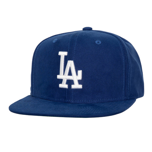 Los Angeles Dodgers Mitchell & Ness Sweet Suede Snapback Hat