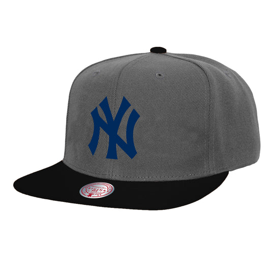 New York Yankees Mitchell & Ness Storm Front Snap Back Gray Hat